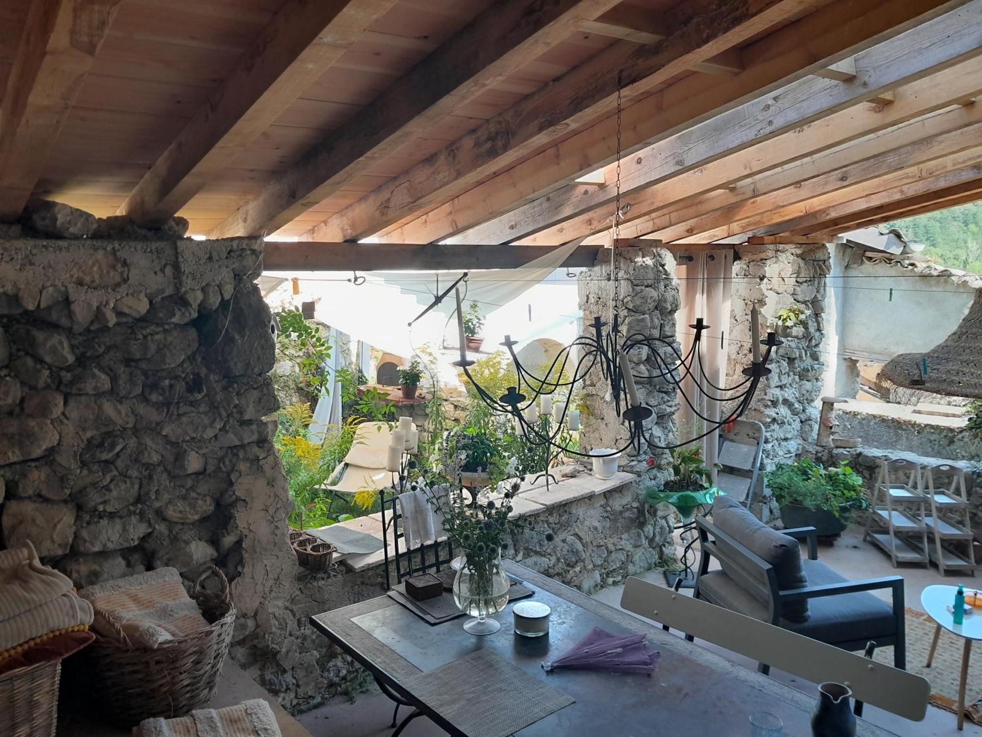 Chambre D'Hotes La Romarine Barnave Exteriér fotografie